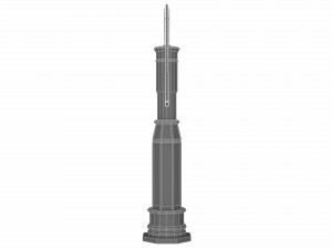 manual water pump 3D-Modell