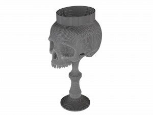 skull cup 3D Model