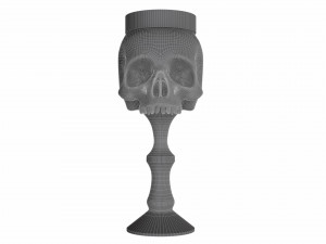 skull cup 3D Model