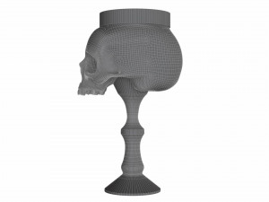 skull cup 3D Model