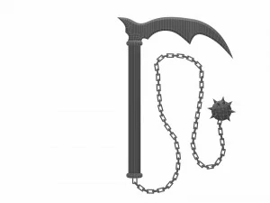 kusarigama 3D Model