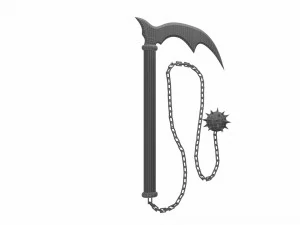 kusarigama 3D Model