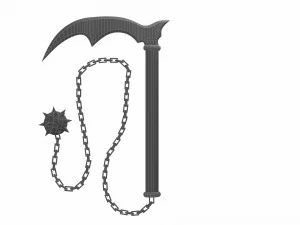 kusarigama 3D Model
