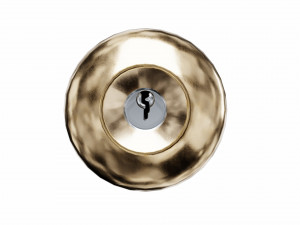 brass door-handle Model 3D