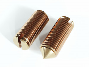 Collection of 21 bolts and screws 3D Model