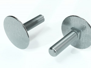 Collection of 21 bolts and screws 3D Model