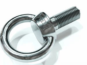 Collection of 21 bolts and screws 3D Model