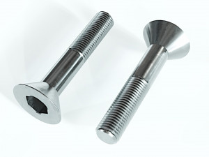 Collection of 21 bolts and screws 3D Model