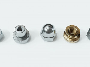 Collection of 15 nuts 3D Model