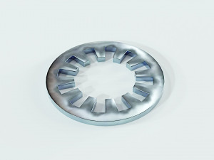 Collection of 21 rivets pins studs and washers 3D Model