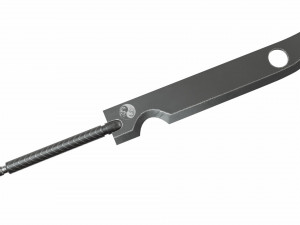 Collection of 6 kunai Model 3D
