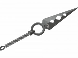 Collection of 6 kunai Model 3D