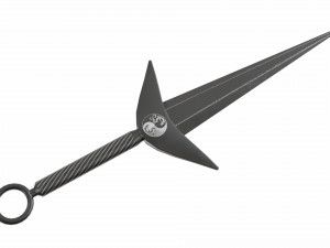 Collection of 6 kunai Model 3D