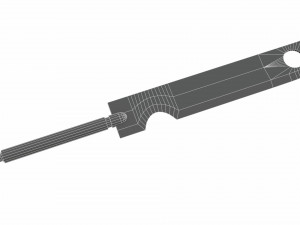 Collection of 6 kunai Model 3D