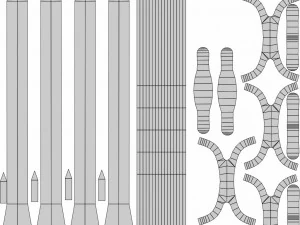 Double sword 3D Model