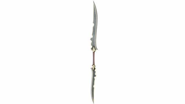 Double sword 5 Model 3D .c4d .max .obj .3ds .fbx .stl .blend 