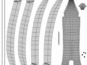Double sword 8 3D Model
