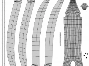 Double sword 8 3D Model