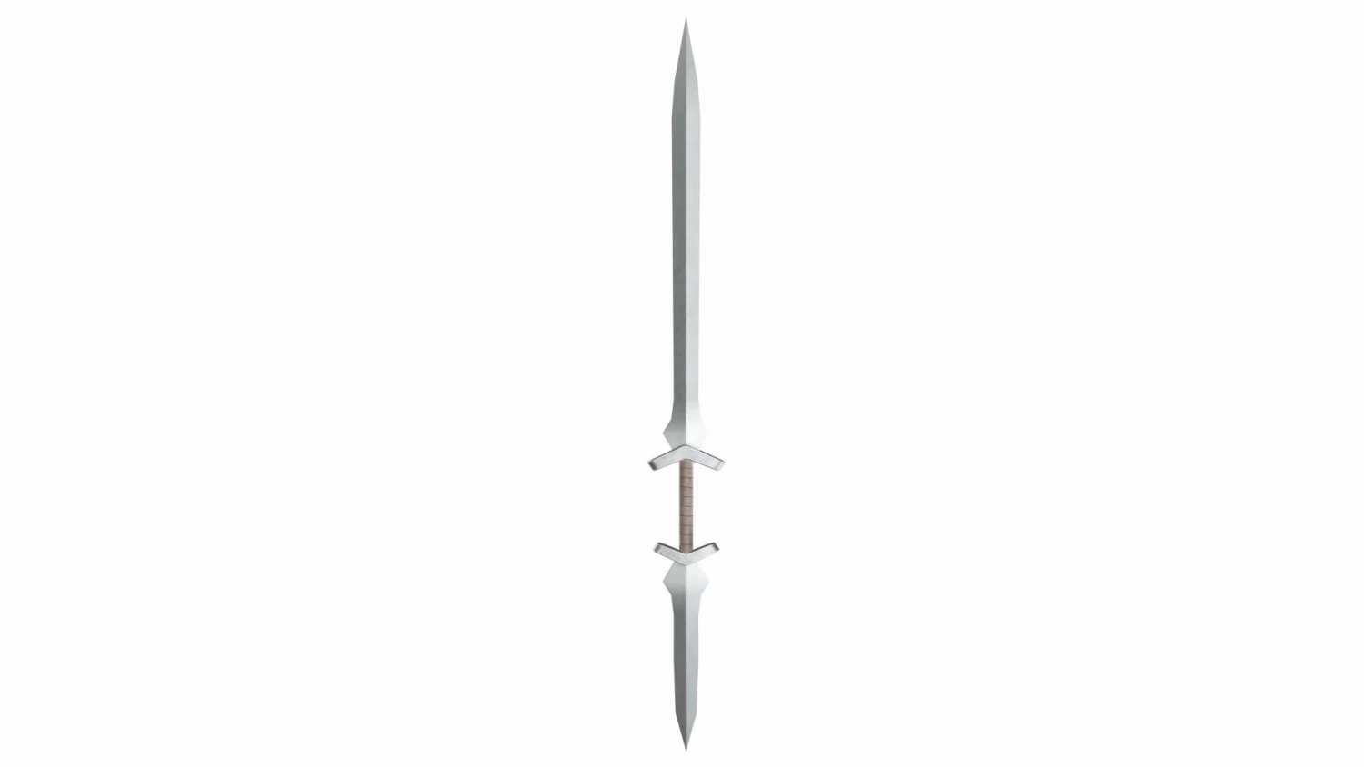 Double sword 9 3D Model .c4d .max .obj .3ds .fbx .stl .blend 