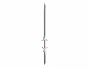 Espada dupla 9 Modelo 3D