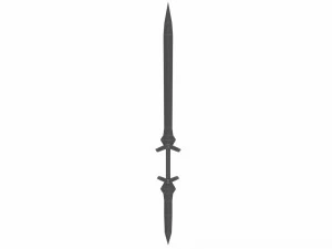 Double sword 9 3D Model