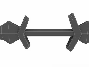 Double sword 9 3D Model