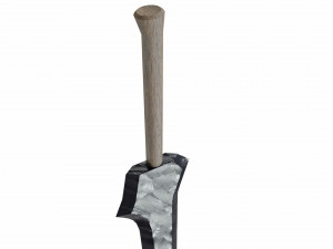 Obsidian sword 3D Model