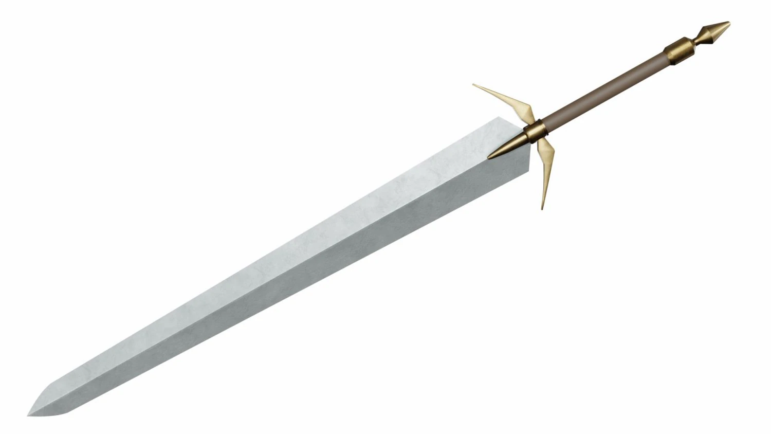 Sword claymore 3D Model .c4d .max .obj .3ds .fbx .stl .blend 