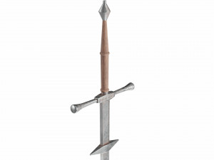 Zweihander Model 3D