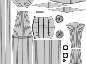 Zweihander Model 3D