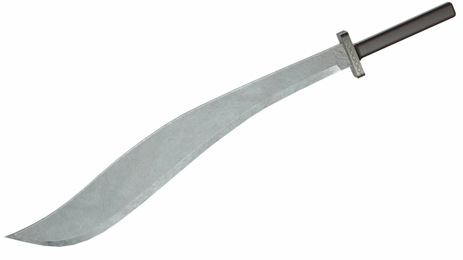 Curved sword 3D Model .c4d .max .obj .3ds .fbx .stl .blend 