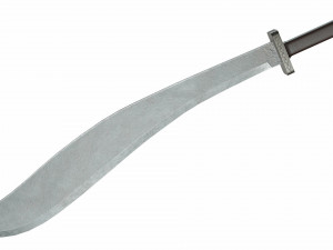 Curved sword 3D Model