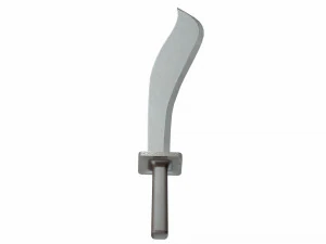Curved sword 3D Model