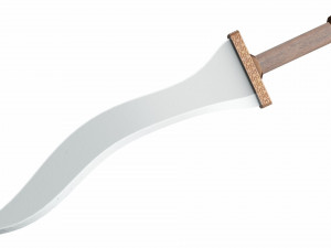 Curved sword 2 3D Model