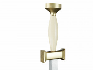 Curved sword 3 Model 3D