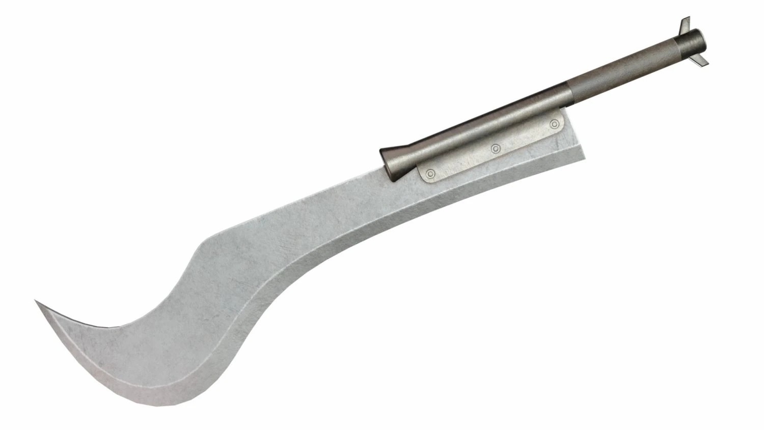 Curved sword 4 3D Model .c4d .max .obj .3ds .fbx .stl .blend 