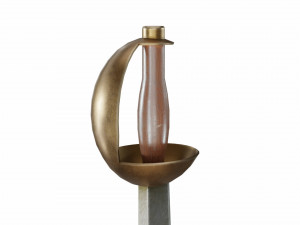 Curved sword 6 3D-Modell