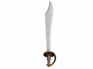 Curved sword 6 3D Model