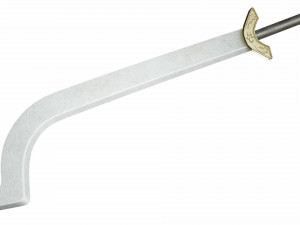Curved sword 7 3D Model