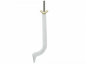 Curved sword 7 3D Модель