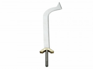Curved sword 7 3D Модель