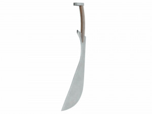 Curved sword 8 3D 模型