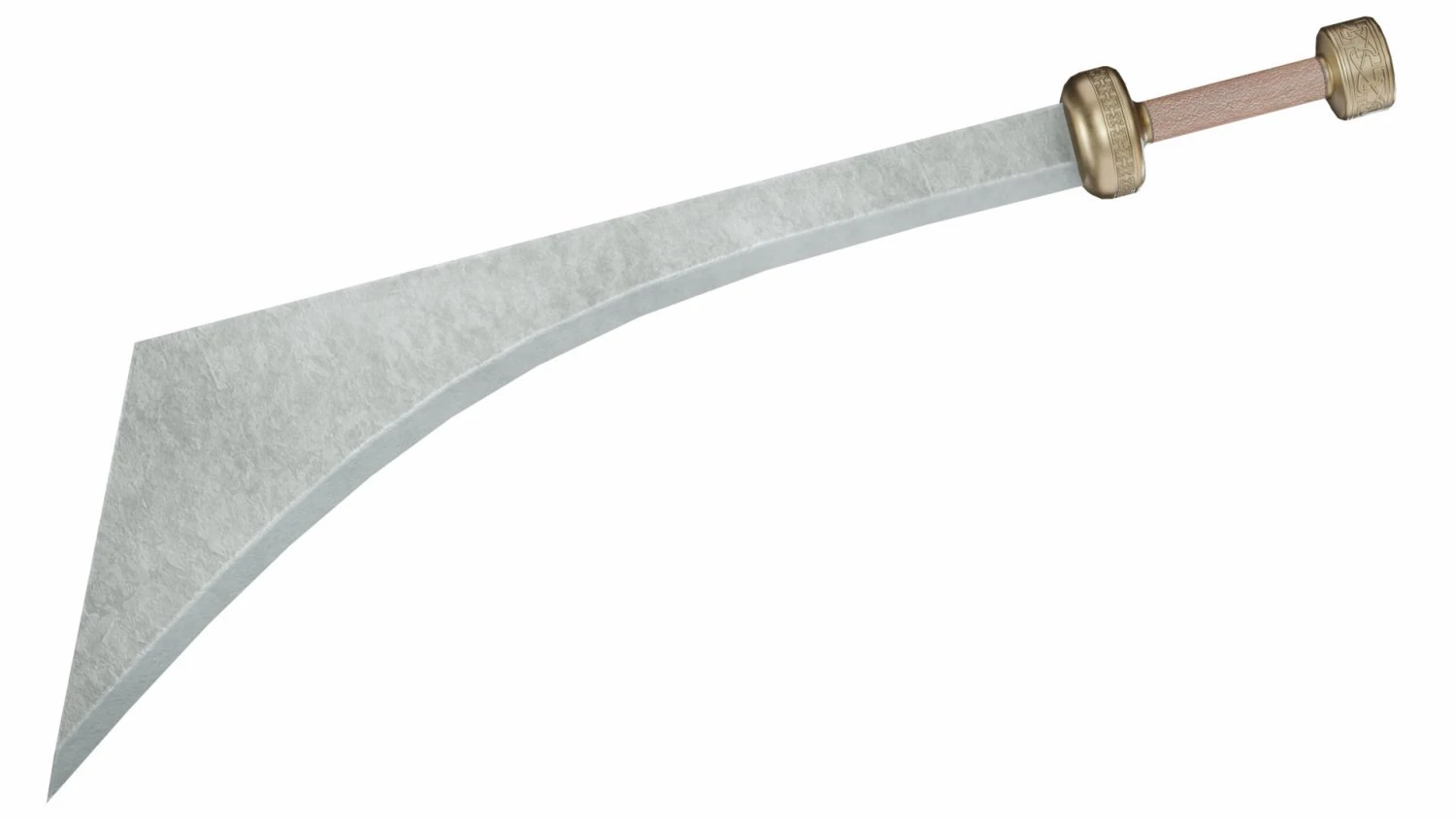 Curved sword 9 3D Model .c4d .max .obj .3ds .fbx .stl .blend
