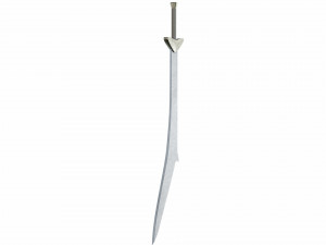 Curved sword 10 Modèle 3D