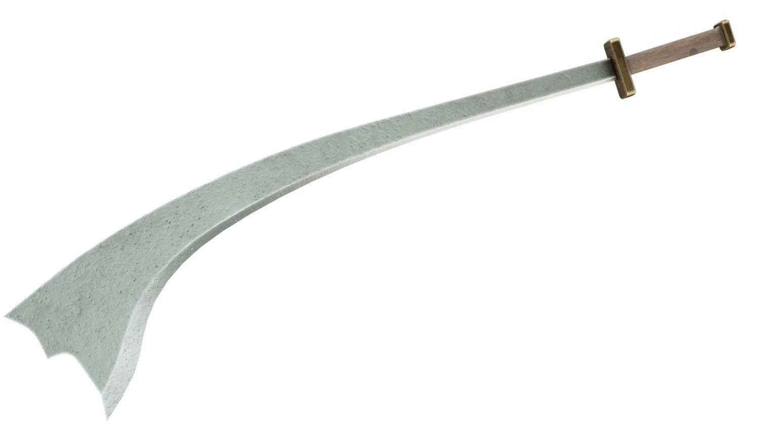Curved sword 11 3D Model .c4d .max .obj .3ds .fbx .stl .blend 