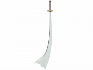Curved sword 11 3D Модель
