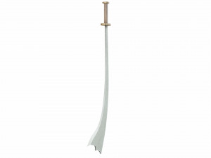Curved sword 11 3D Модель