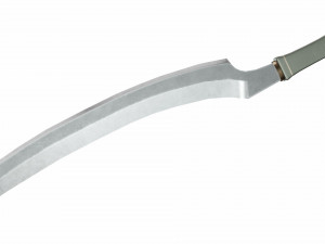 Curved sword 12 3D Model