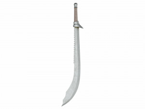Curved sword 13 3D मॉडल