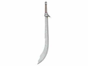 Curved sword 13 3D Model